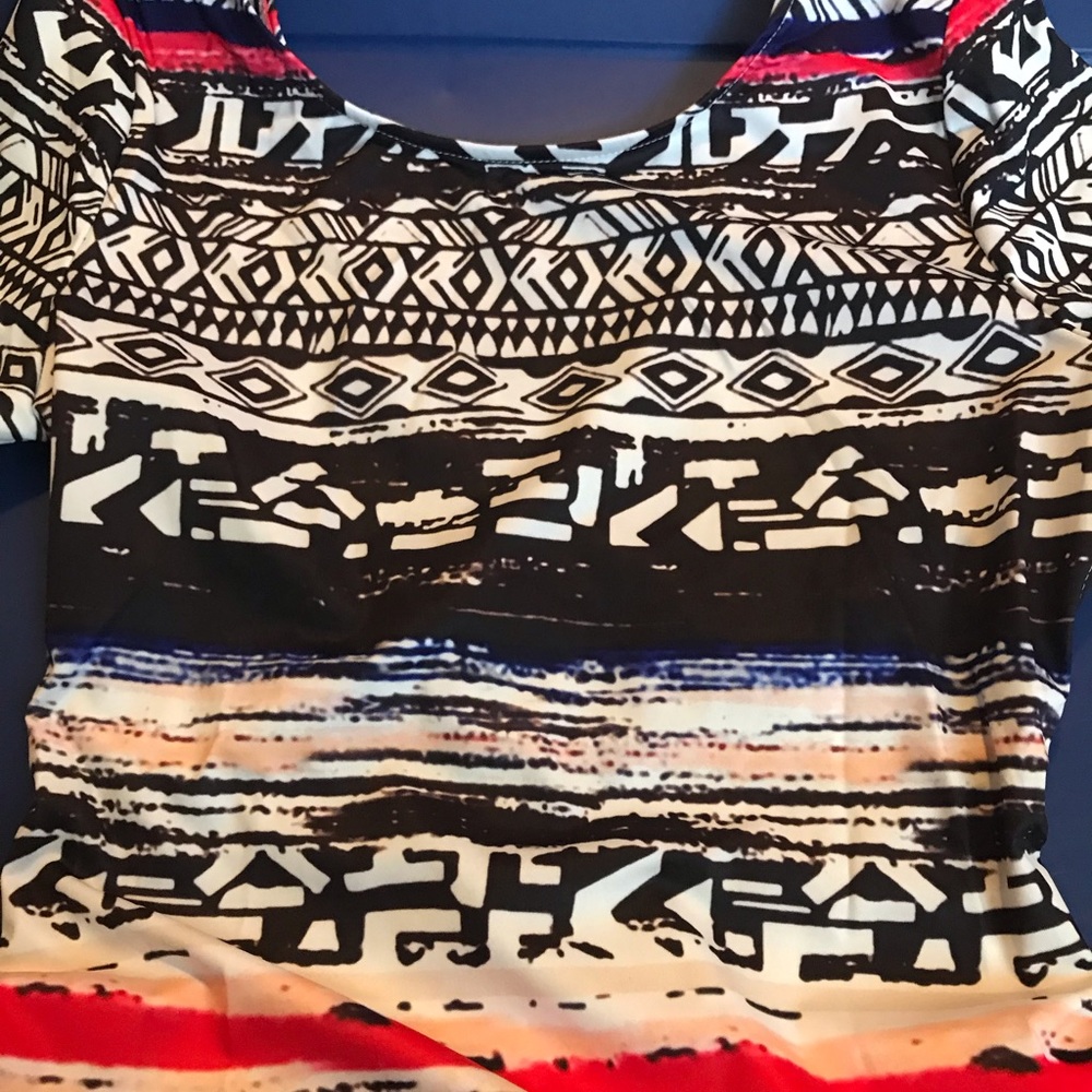 Color Stripe Bodycon Dress - Picture 6 of 6